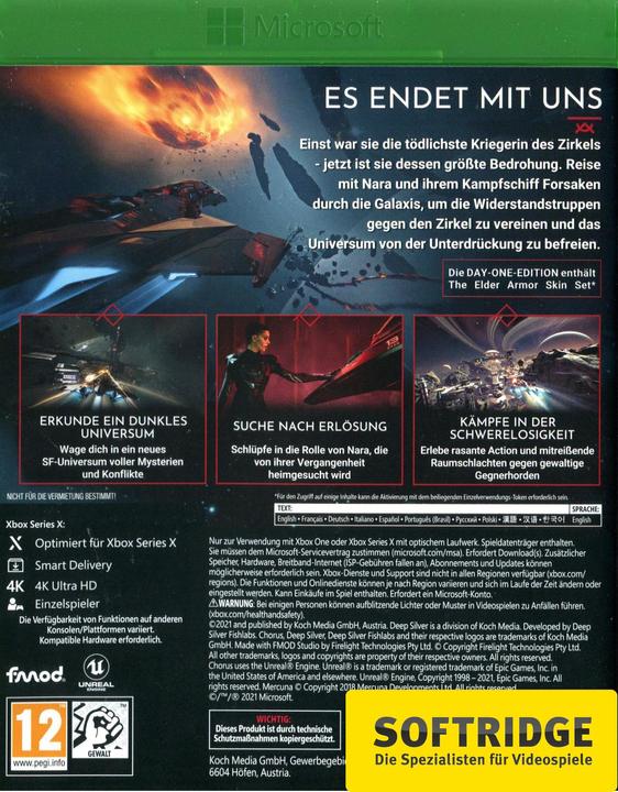 Produktbild Deep Silver Chorus Day One Edition (Xbox Series X, DE)
