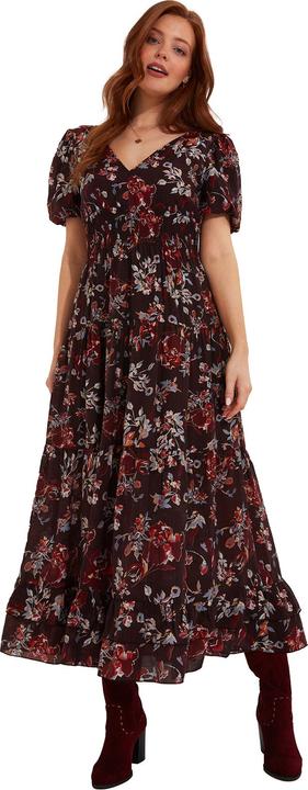 Image du produit Joe Browns Robe maxi élastique sombre florale (38)