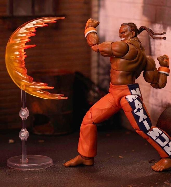 Actual product image Jada Street Fighter II Dee Jay 6" Figure