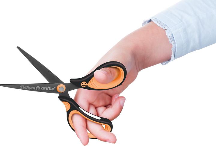 Produktbild Pelikan griffix Schulschere, spitz, Neon Black (15 cm)