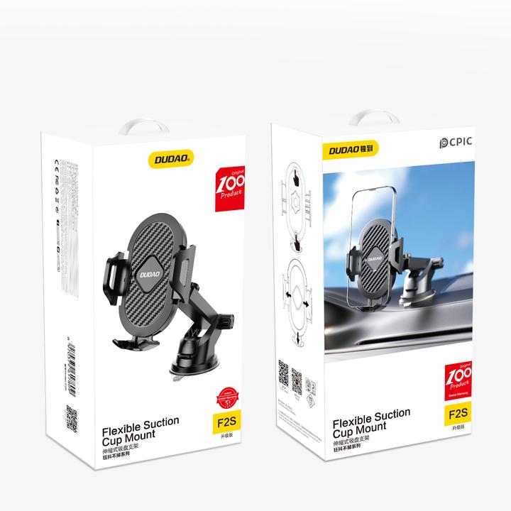 Actual product image Dudao F2S Car Gravity Mount for Dashboard (Black)