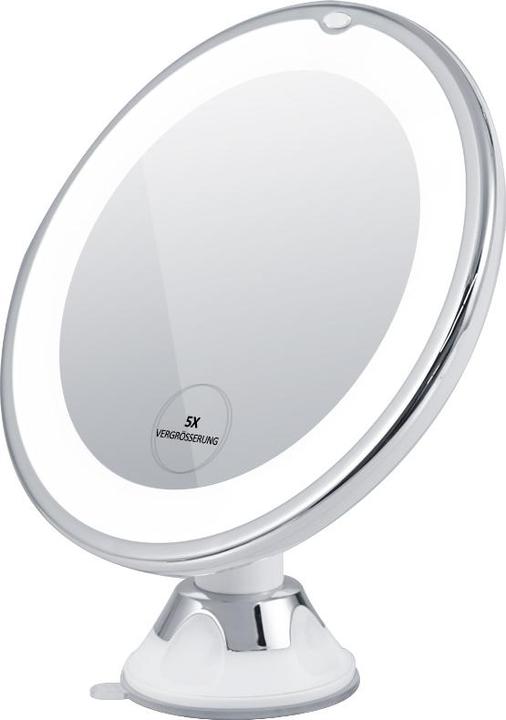Immagine prodotto Emke Kosmetikspiegel Mit Beleuchtung 5x VergrössErung, Starker Saugnapf, Blendfreier Led Licht, 175mm