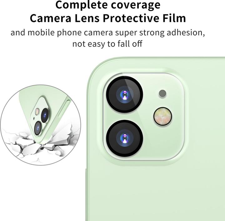 Produktbild Cadorabo Kamera Linsen Schutz (1 Stück, Apple iPhone 12)