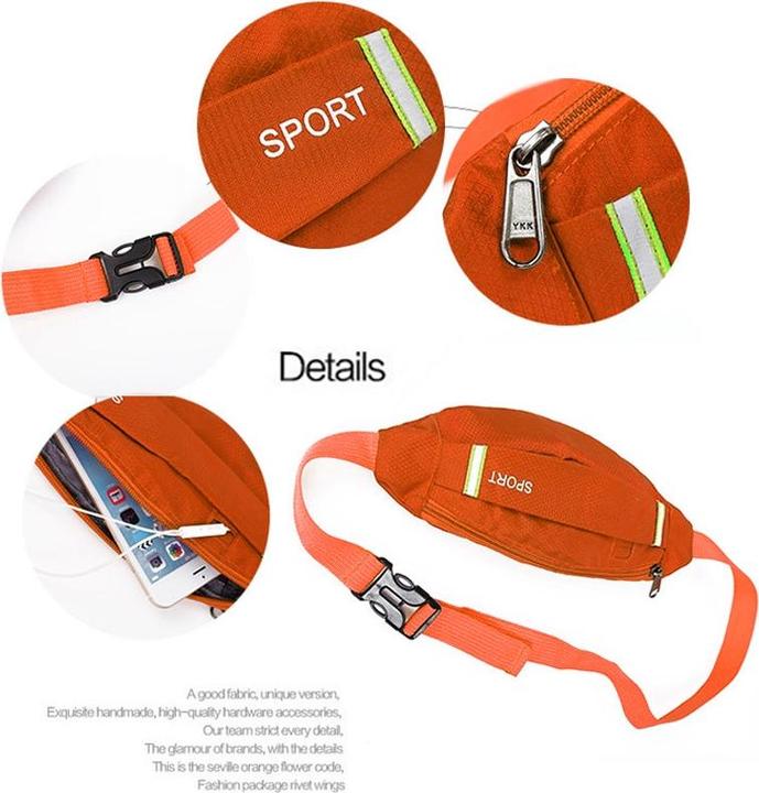 Produktbild Cover-Discount Universal - Schlanke Sport Bauchtasche blau