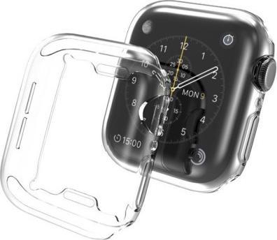Produktbild Cover-Discount Apple Watch 45mm - Gummi Schutz Case transparent