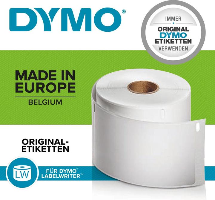 Actual product image Dymo LW plastic labels, 2 rolls a 450 labels
