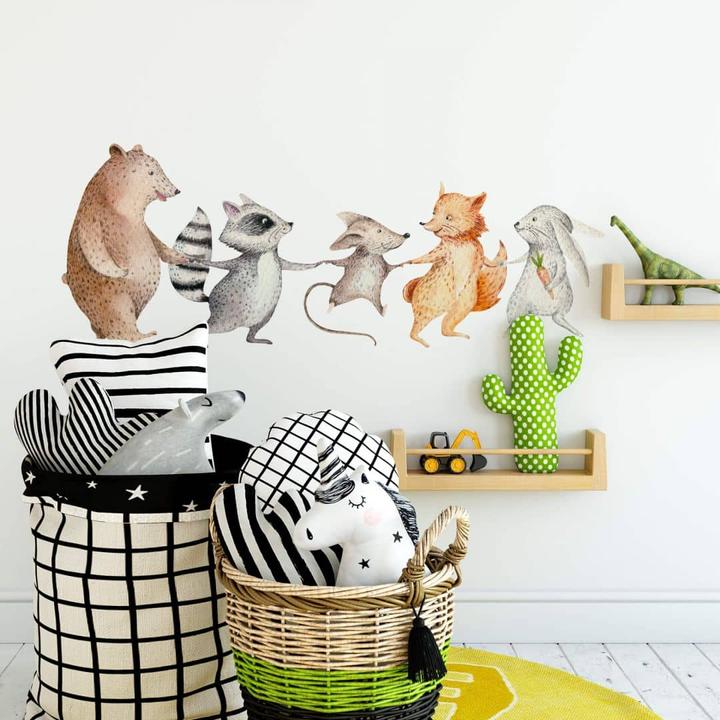 Actual product image Trenddeko Kvilis - Friends in the forest (140 x 53 cm)
