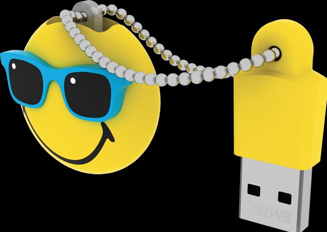 Productafbeelding Emtec Mr Hawaï Geel (16 GB, USB-A)