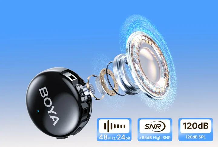 Produktbild Boya BOYALINK 3-01 2.4G Wireless Microphone with AI chip