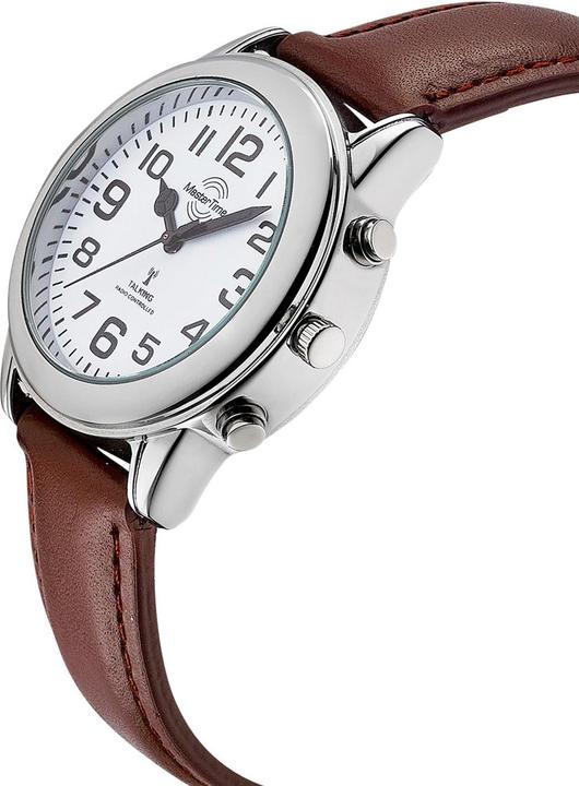 Image du produit Master Time MTGA-10806-12L Montre radiopilotée parlante pour homme 40mm (Montre analogique, 40 mm)