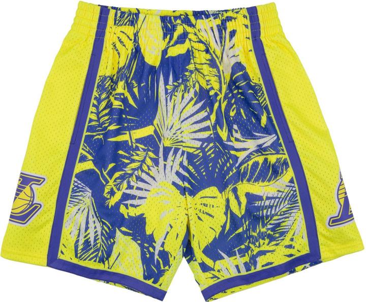 Actual product image Mitchell & Ness M&N TROPICAL Swingman Los Angeles Lakers Shorts - S (S)