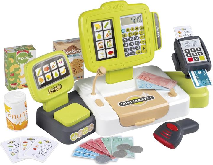Smoby electronic supermarket cash register XL 7600350114
