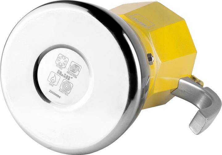 Produktbild Ibili Espressokocher Elba gelb 150 ml Für bis zu 3 Tassen, einfache Bedienung (3 T.)