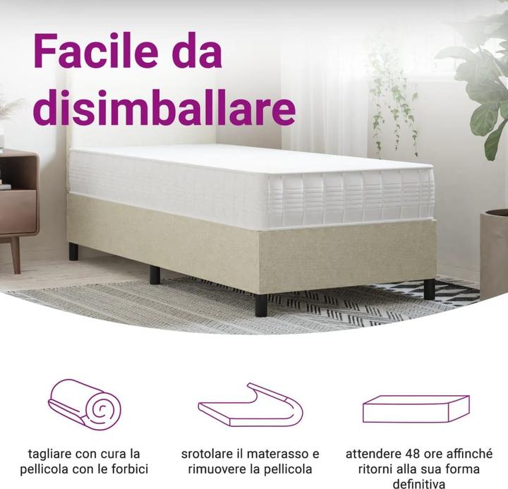Produktbild VidaXL Jeronimus (90 x 190 cm, Federkern)