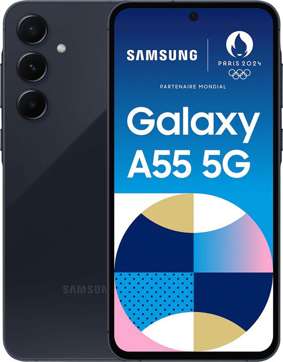Samsung Galaxy A55 Enterprise Edition (128 GB, Awesome Navy, 6.60", Hybrid Dual SIM + eSIM, 50 Mpx, 5G)