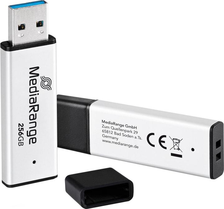 Actual product image MediaRange USB stick (256 GB, USB 3.0)