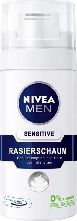 Produktbild Nivea Men Sensitive Rasierschaum (50 ml, Rasierschaum)