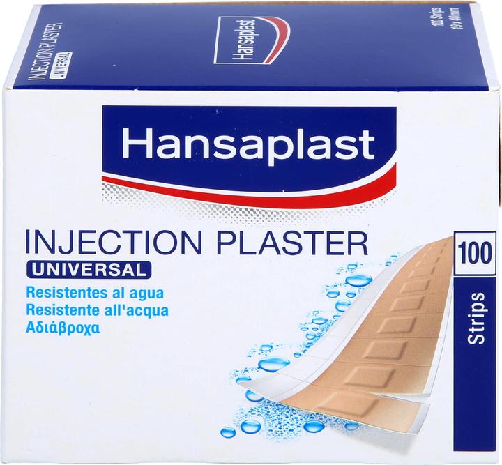 Actual product image Hansaplast Injection Plaster Universal Injection Plaster Water repellent, 100 pcs. plasters (100 x)