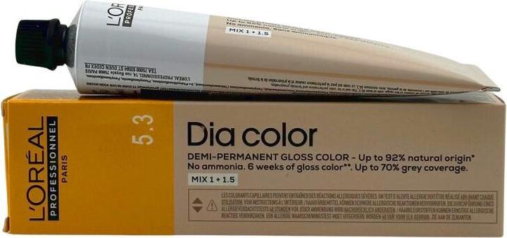 Produktbild L'Oréal Professionnel Dia Color 5.3 Hellbraun Gold - 60ml (Hellbraun gold)