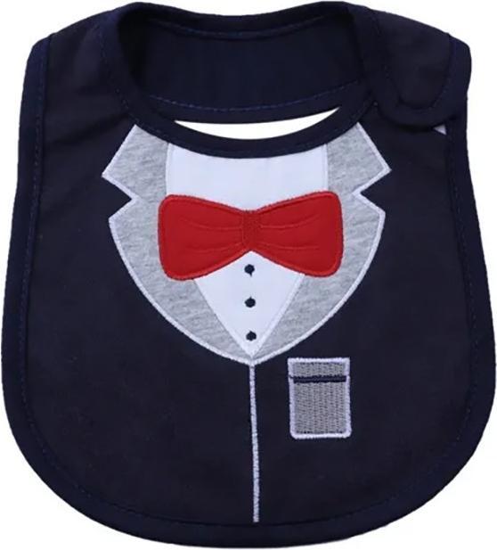 Image du produit ASMI Bavoir avec velcro Élégant avec noeud papillon