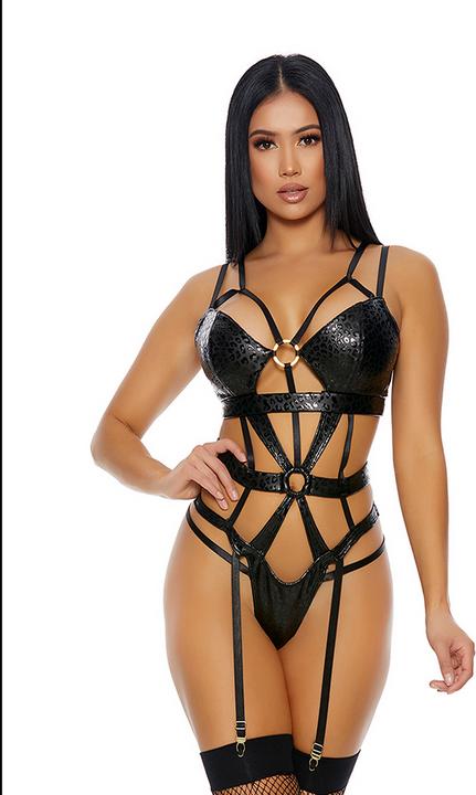 Forplay X Marks The Spot Cheetah Print Teddy (XL)
