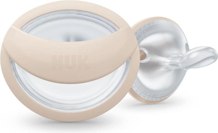 Produktbild NUK Schnuller Schnuller 2er Pack MommyFeel - Silikon 0-9 M - Blush (2 x, ab Geburt)
