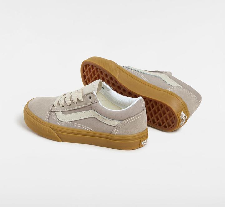 Actual product image Vans Old Skool NEUTRAL BLOCK GRAY/GUM (34.5)