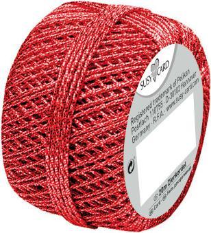 Actual product image Susy Card Cordonnet" decorative cord, red (20 m)