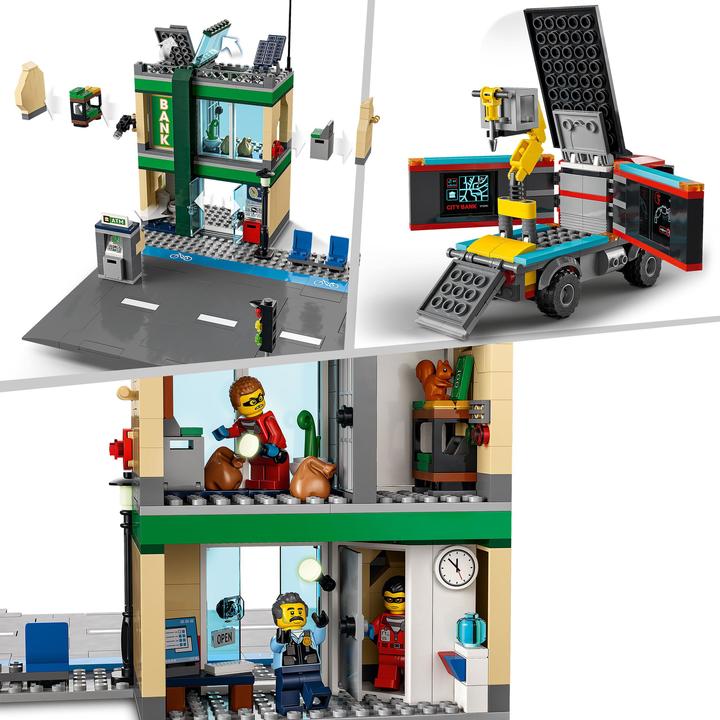 Actual product image LEGO City Police Chase at the Bank Set 60317 (60317, LEGO City)