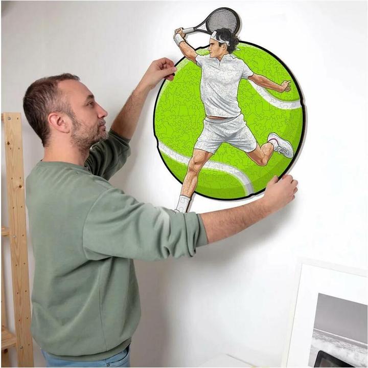 Produktbild Iconic Roger Federer - Tennis - Holz Puzzle Grösse M (270 Teile) (270 Teile)