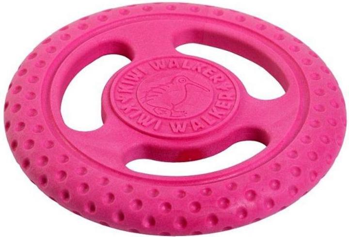 Kiwi Walker Dog Disc Frisbee Pink, M, Ø 22 cm (Litter toy dog)