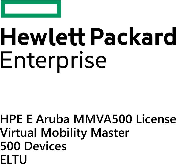 Actual product image HPE E Aruba MM-VA-500 License, Virtual Mobility Master, 500 Devices, E-LTU (500 Devices)
