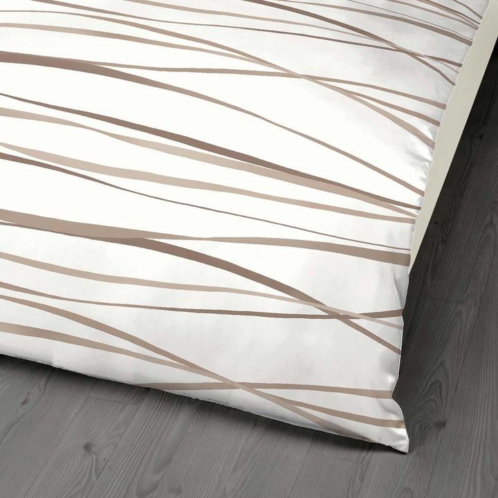 Produktbild BettwarenShop Bibermotion nature (Bettwäsche Set, 135x200 cm + 80x80 cm)