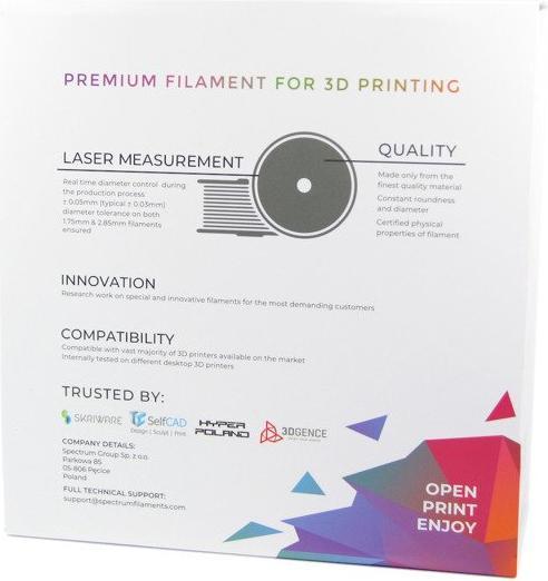 Immagine prodotto Filamento / PETG / ROSSO TRASPARENTE / 1,75 mm / 1 kg (PETG, 1.75 mm, 1000 g, Rosso)