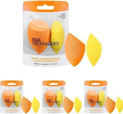Real Techniques Miracle Complexion Sponge and Concealer Sponge Duo Makeup Blending Sponges