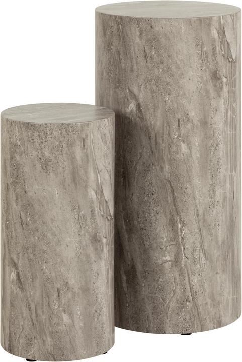Immagine prodotto AC Design Piedistallo Dice marmo grigio River carta grezza