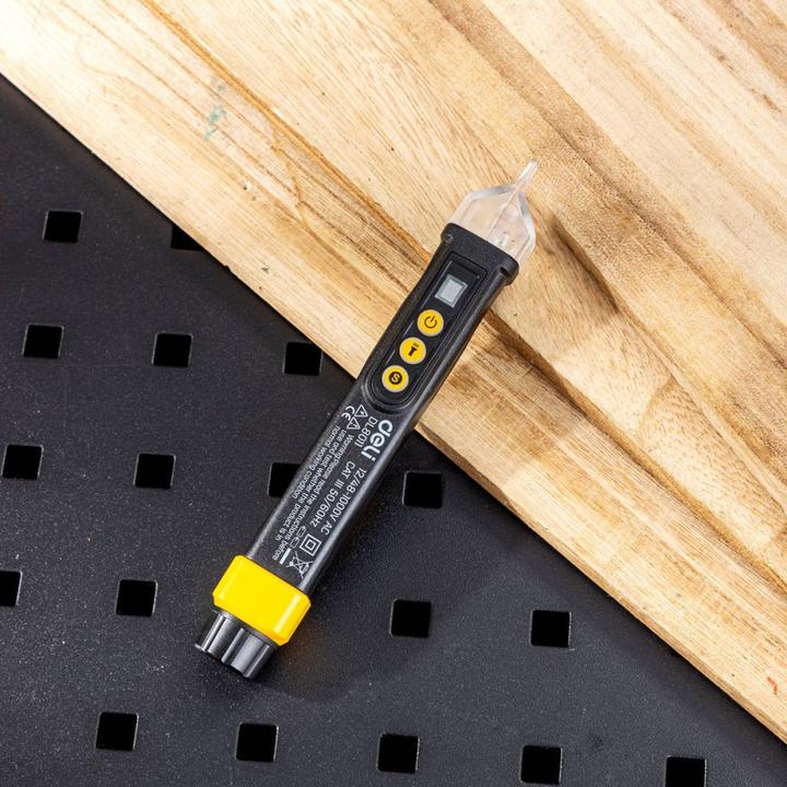 Image du produit Deli Tools Testeur de tension sans contact EDL8011, 12/48-1000V AC (noir) (CAT III 1000V)