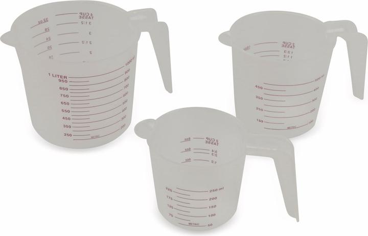 Actual product image Cuisine Elegance Measuring cup 3pcs PP (1000 ml)