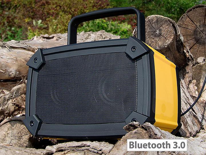Produktbild Auvisio Outdoor-Lautsprecher mit Bluetooth (Netzbetrieb, Akkubetrieb)