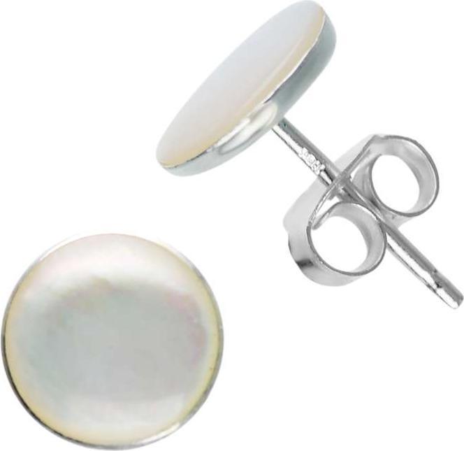 Bijouteria Ohrstecker (Silber 925, Muschel)
