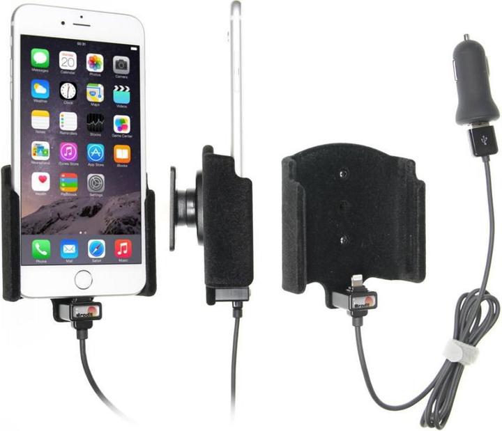 Produktbild Brodit Active holder with cig-plug - Ladeständer + Kfz-Netzteil