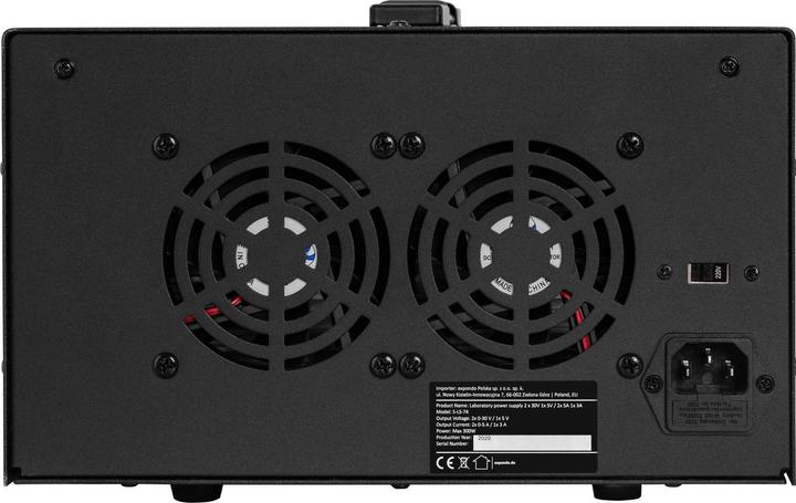 Produktbild Stamos Labornetzgerät regelbar Labornetzteil Netzgerät Netzteil Trafo 2 x 30 V /5 A DC