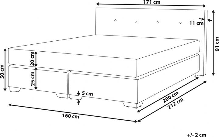 Actual product image Beliani Consul (160 x 200 cm)