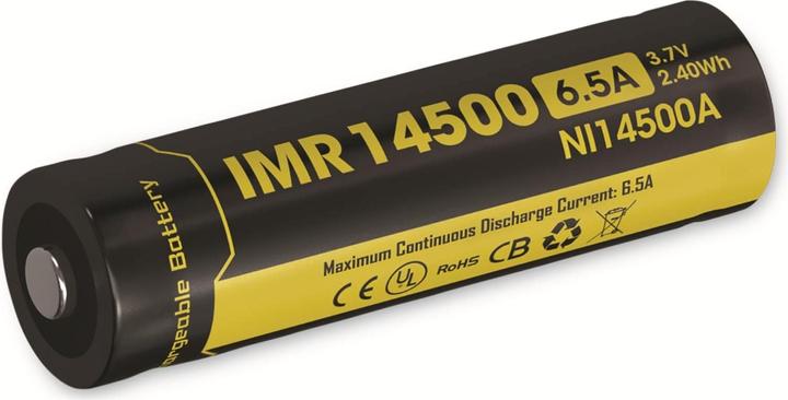 Nitecore Li-Ion Akku Typ 14500IMR - 650mAh
