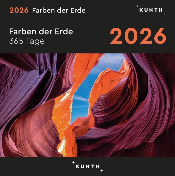 Produktbild Farben der Erde - 365-Tage-Abreisskalender 2026 (Deutsch)