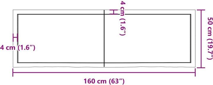 Actual product image VidaXL Emerald (160 x 50 x 4 cm)