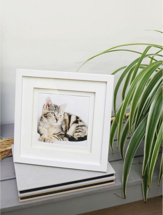 Produktbild Deknudt S65KK1 weiss 13x13 Holz doppeltes Passepartout (13 x 13 cm)