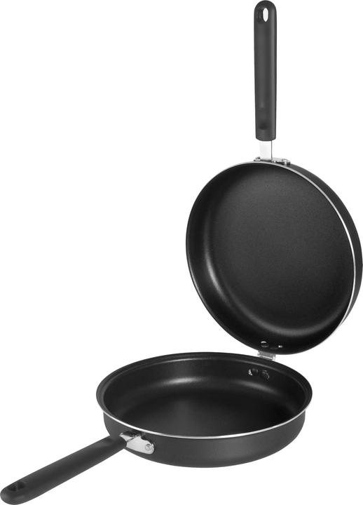 Actual product image Ibili Tortilla pan Fusion 20 cm Ideal for preparing tortillas, crepes and omelettes (20 cm, Pan set + pot set, Aluminium)