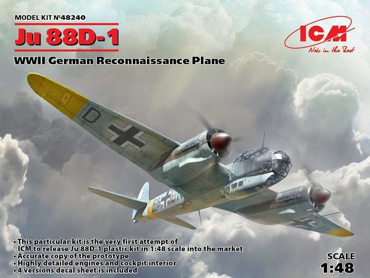 Image du produit ICM Ju 88D-1,WWII Reconnaissance allemandePlane