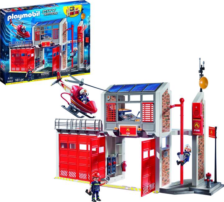 Productafbeelding Playmobil Grote brandweerkazerne (9462, Playmobil Stad Actie)